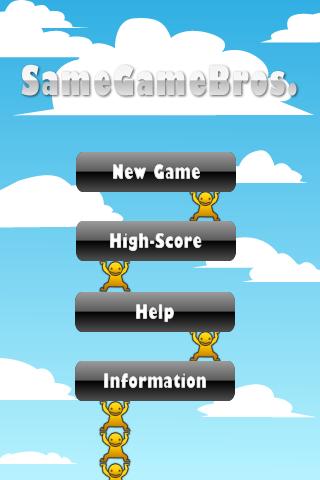 Screenshot SameGameBros. Screenshot SameGameBros.